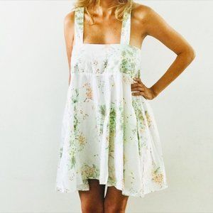 NWT Free People Let The Sunshine In Mini Dress, Light Combo, Sz. S